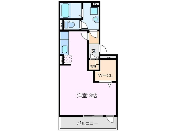 エレガンシアの物件間取画像